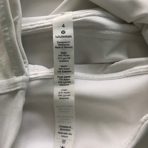 White mesh lululemon leggings - Picture 5 of 5
